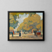 Allée dans le Hyde Park - Rudolf Hellwag — gerahmtes Bild an der Wand