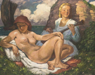 Repos am Meer - Rudolf Jelinek — Ansicht des Kunstwerks