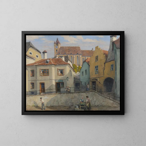 Krems - Rudolf Kierner — gerahmtes Bild an der Wand