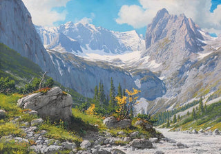 Rudolf Reschreiter - Blick von der Hllentalangerhtte zum Hllentalgletscher und den Riffelwandspitzen.webp