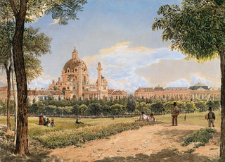 Rudolf von Alt - Blick auf die Karlskirche und das Polytechnische Institut.webp