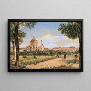 Rudolf von Alt - Blick auf die Karlskirche und das Polytechnische Institut.webp