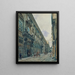 Der Winterpalast des Prinzen Eugen von Savoyen in der Himmelpfortgasse in Wien - Rudolf von Alt — gerahmtes Bild an der Wand