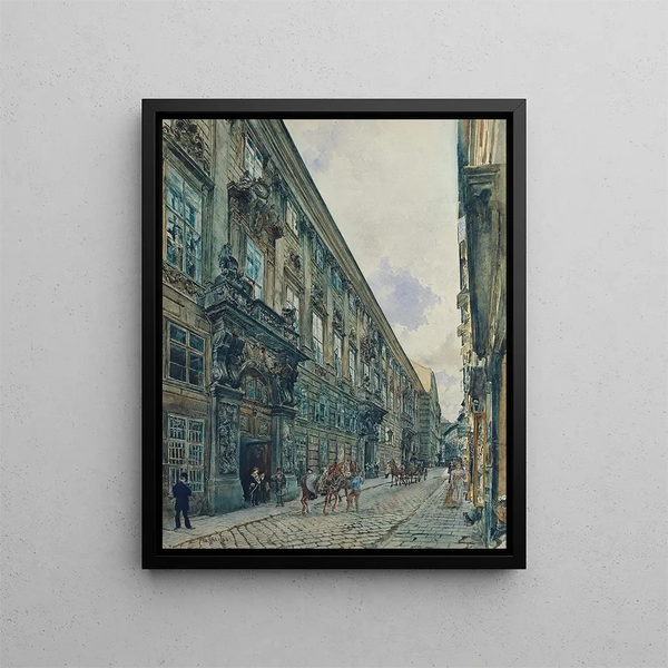 Rudolf von Alt - Das Winterpalais des Prinzen Eugen von Savoyen in der Himmelpfortgasse in Wien.webp