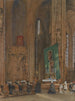 Innenansicht der Kirche Saint-Étienne - Rudolf von Alt — Ansicht des Kunstwerks
