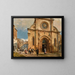 Die Kathedrale Saint-Jacques von Šibenik - Rudolf von Alt — gerahmtes Bild an der Wand