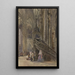 L'intérieur de la cathédrale Saint-Étienne à Vienne - Rudolf von Alt — gerahmtes Bild an der Wand