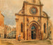 Die Kathedrale von Sibenik in Dalmatien - Rudolf von Alt — Ansicht des Kunstwerks