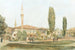 Ansicht des Palastes der Khane in Bakhtchissaraï, Krim - Rudolf von Alt — Ansicht des Kunstwerks