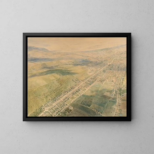 Boulevard Dornbacher et Alsbach - Rudolf von Alt — gerahmtes Bild an der Wand