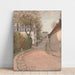 Reproduktion des Gemäldes Straße in Ville-d'Avray - Alfred Sisley