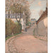 Reproduktion des Gemäldes Straße in Ville-d'Avray - Alfred Sisley