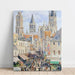 Reproduktion des Gemäldes Rue de l’Épicerie, Rouen - Camille Pissarro