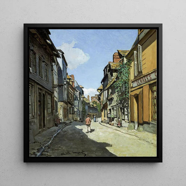 Reproduktion des Gemäldes Rue de la Bavole, Honfleur - Claude Monet