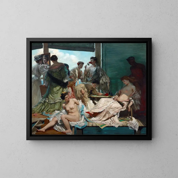 L'été - Rupert Bunny — gerahmtes Bild an der Wand