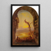 Ein Blick auf die Juniata von Sideling Hill - Russell Smith — gerahmtes Bild an der Wand