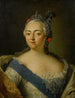 Portrait von Elizabeth Petrovna - Russische Schule — Ansicht des Kunstwerks