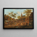 Eine Dorffest - Rutger Verburgh — gerahmtes Bild an der Wand