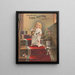 Bonjour, compliments de Ferd Neumer - Sackett Wilhelms Litho — gerahmtes Bild an der Wand