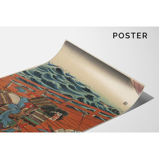 Saga Gorō Mitsutoki - Utagawa Kuniyoshi | Reproduction Tableau Décoration murale affiche copie