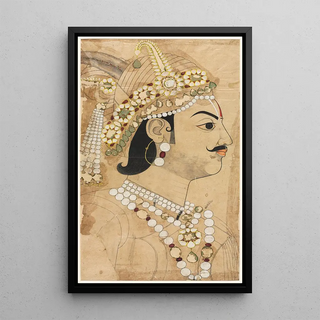 Sahib Ram - Portrait of Maharaja Pratap Singh 17641803.webp