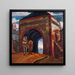 Saint Mercure de Smolensk - Nicholas Roerich — gerahmtes Bild an der Wand