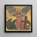 Saint Michel terrassant le dragon - Jules Elie Delaunay — gerahmtes Bild an der Wand