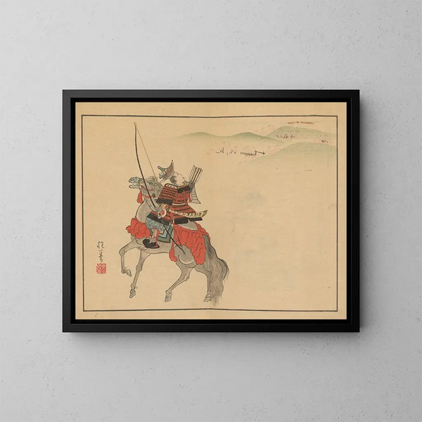 Sakai Hoitsu gajo Pl03 - Sakai Hōitsu — gerahmtes Bild an der Wand