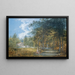 Landschaft im Arcadien - Salomon Gessner — gerahmtes Bild an der Wand