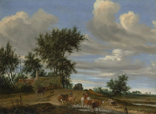 Salomon van Ruysdael - A Country Road.webp