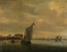 Wasser in Ruhe - Salomon van Ruysdael — Ansicht des Kunstwerks
