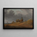Markt am Meer - Salomon van Ruysdael — gerahmtes Bild an der Wand