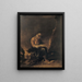Eine Hexe - Salvator Rosa — gerahmtes Bild an der Wand