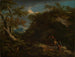 Landschaft mit Bergwald und ruhenden Kriegern - Salvator Rosa — Ansicht des Kunstwerks