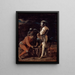 Soldaten spielend - Salvator Rosa — gerahmtes Bild an der Wand