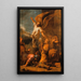 L'Ange verlässt Tobies Haus - Salvator Rosa — gerahmtes Bild an der Wand