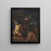 Tobias und der Engel - Salvator Rosa — gerahmtes Bild an der Wand