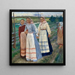 Samstagabend - Carl Wilhelmson — gerahmtes Bild an der Wand