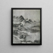 Landschaft - Sami — gerahmtes Bild an der Wand