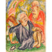 Reproduktion des Gemäldes Gespräch - Nils Dardel
