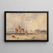 Die Strandpromenade in Ostende - Samuel Austin — gerahmtes Bild an der Wand