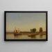Eine Fluss in Italien - Samuel Colman — gerahmtes Bild an der Wand