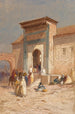 Eingang von Sion Halomi - Samuel Colman — Ansicht des Kunstwerks
