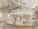 Ein europäischer Gentleman, der in einem Bungalow in Indien eintritt - Samuel Davis — Ansicht des Kunstwerks