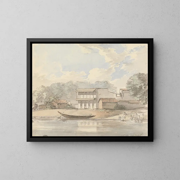 À Murshidabad - Samuel Davis — gerahmtes Bild an der Wand