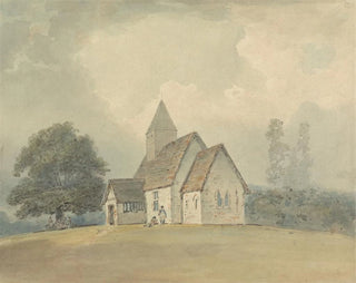 Kirche mit Holzturm - Samuel Davis — Ansicht des Kunstwerks