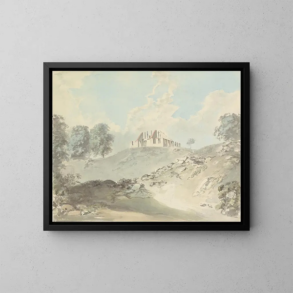 Colgong in der Nähe von Bhagalpur - Samuel Davis — gerahmtes Bild an der Wand