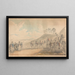 March des troupes en Inde - Samuel Davis — gerahmtes Bild an der Wand