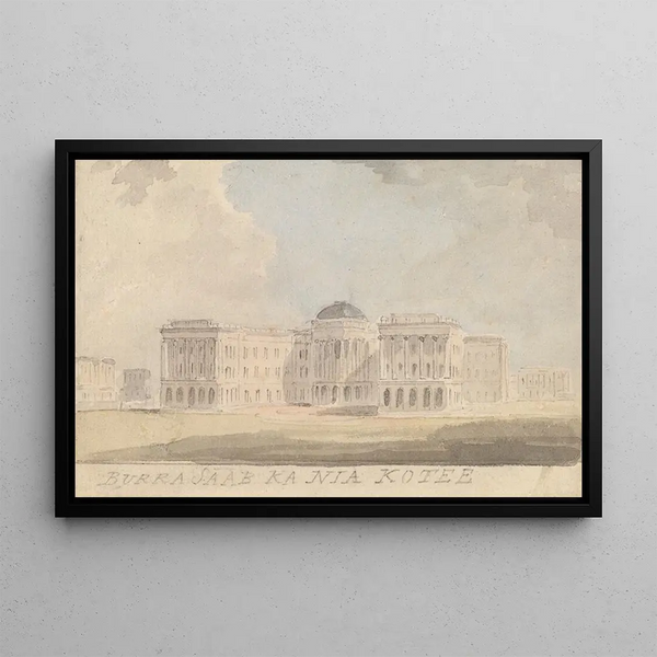Neue Regierungshaus in Kalkutta - Samuel Davis — gerahmtes Bild an der Wand