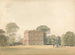 Seitenansicht des Hauses Ayot, Hertfordshire - Samuel Davis — Ansicht des Kunstwerks
